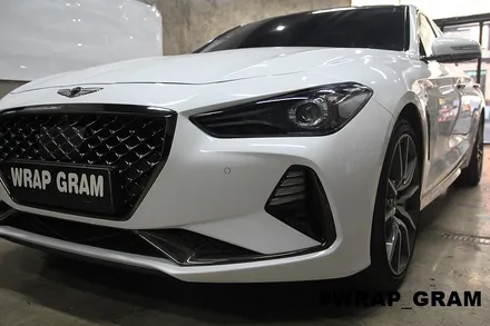 천안 신차패키지 제네시스 G70앞범퍼PPF  :: / 천안 불당동