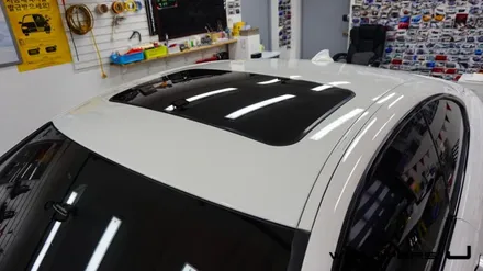 루프스킨bmw 430i 라이트필름 자동차랩핑 전문 용산랩핑 _[래퍼스제이] / 천안 불당동
