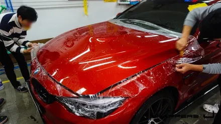 자동차본넷PPF범버PPF BMW마포구M4 상암동카스킨 [래퍼스제이] / 천안 불당동