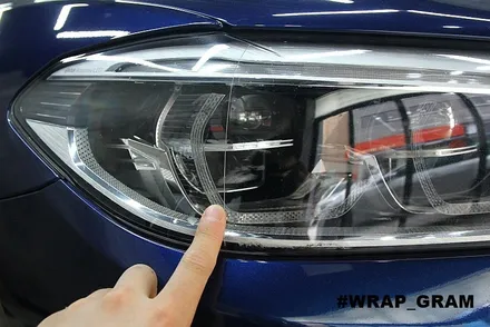 BMW 5시리즈 크롬죽이기 PPF헤드라이트 재시공 후기 :: / 천안 불당동