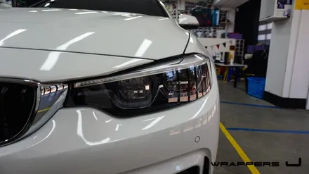 루프스킨bmw 430i 라이트필름 자동차랩핑 전문 용산랩핑 _[래퍼스제이] / 천안 불당동