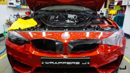 자동차본넷PPF범버PPF BMW마포구M4 상암동카스킨 [래퍼스제이] / 천안 불당동