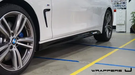 서울자동차랩핑잘하는곳 BMW전체랩핑 420i사이드데칼420d M퍼포먼스데칼 / 천안 불당동