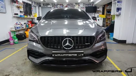 천안랩핑 ]] 벤츠C클래스 CLA 45AMG 라이트필름 헤드라이트보호 스모그필름 / 천안 불당동