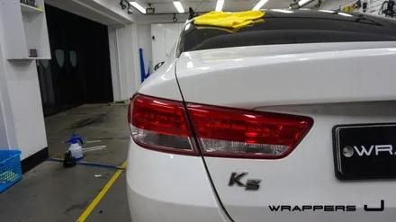일산 카스킨 K5라이트필름 부분랩핑 시공전문 랩핑샵 래퍼스제이 / 천안 불당동