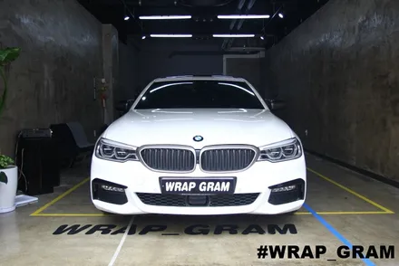 천안랩핑 BMW그릴랩핑 5시리즈G30 부분랩핑 / 천안 불당동