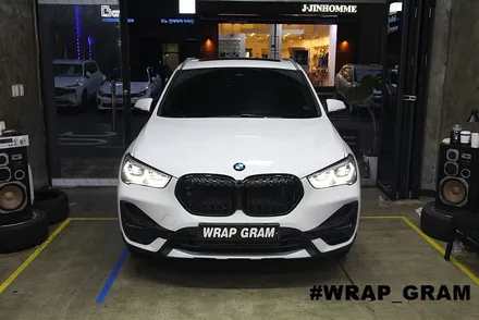 BMW X1 그릴랩핑 더욱 강력한 모습으로 변신하다 :: / 천안 불당동
