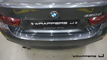 BMW 4시리즈 본넷 생활보호PPF 나노커버 자동차보호필름 시공후기 서울 마포구용산구 / 천안 불당동