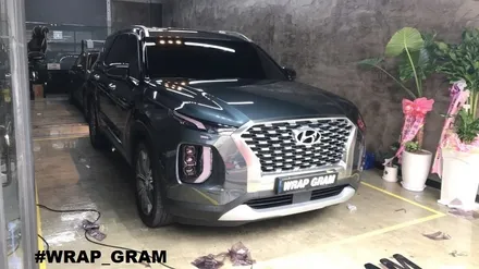 팰리세이드 라이트필름 으로 톤다운 효과와 헤드라이트보호PPF / 천안 불당동