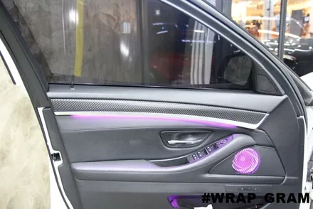 천안랩핑 BMW 5시리즈 카본실내랩핑으로 완벽한 변신 / 천안 불당동