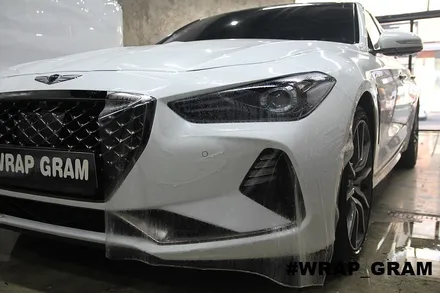 천안 신차패키지 제네시스 G70앞범퍼PPF  :: / 천안 불당동