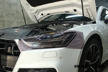 천안랩핑 아우디A7 라이트PPF필름 톤다운 시공 :: / 천안 불당동
