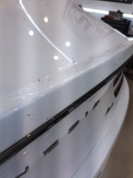 제네시스 G80 루프/필러 우그러짐 손상, 나무 쓰러짐 사고, 분당자동차외형복원 / 분당구 서현동