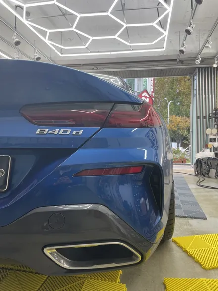 BMW 840d - 커스텀휠도색, 순정휠복원, 휠수리전문점, 언리얼자동차외형복원(이매동/서현동/수내동/정자동/판교) / 분당구 서현동