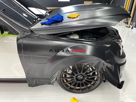 벤츠C63 AMG 부분 재시공 랩핑은 전문점에서 아우라랩 확실하네요. / 천안 신부동