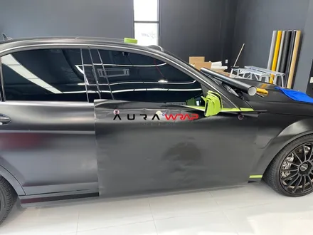 벤츠C63 AMG 부분 재시공 랩핑은 전문점에서 아우라랩 확실하네요. / 천안 신부동