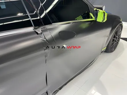 벤츠C63 AMG 부분 재시공 랩핑은 전문점에서 아우라랩 확실하네요. / 천안 신부동