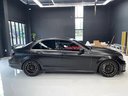 벤츠C63 AMG 부분 재시공 랩핑은 전문점에서 아우라랩 확실하네요. / 천안 신부동