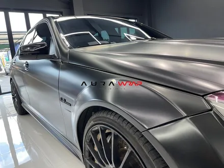 벤츠C63 AMG 부분 재시공 랩핑은 전문점에서 아우라랩 확실하네요. / 천안 신부동