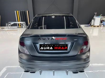 벤츠C63 AMG 부분 재시공 랩핑은 전문점에서 아우라랩 확실하네요. / 천안 신부동