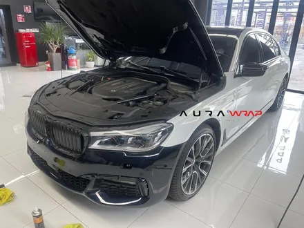 BMW740 사고랩핑수리 깔끔하게 처리하네요  . / 천안 신부동