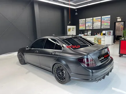벤츠C63 AMG 부분 재시공 랩핑은 전문점에서 아우라랩 확실하네요. / 천안 신부동