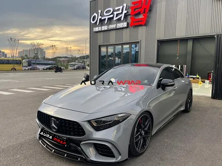 벤츠CLS 전체랩핑 후 사고 부분 랩핑 역쉬 장인은 달라도 다르네요. / 천안 신부동