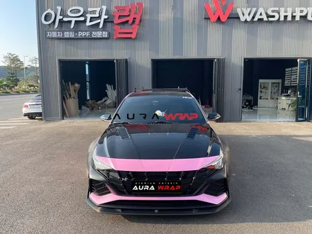 아반떼N 전체랩핑 랩핑을 생각하신다면 여기어때 / 천안 신부동