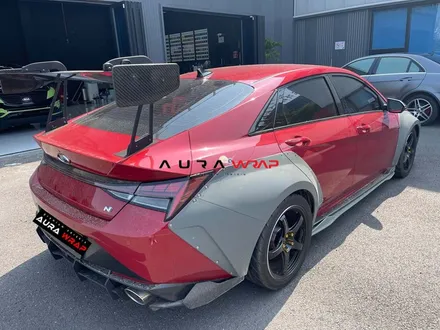 아반떼N 전체랩핑 랩핑을 생각하신다면 여기어때 / 천안 신부동
