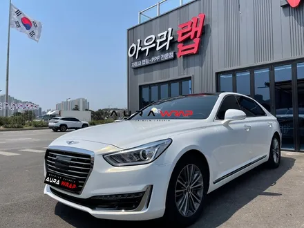 제네시스 EQ900 전체랩핑 이보다 더 잘할 수 없다 경력은 업체는 다르네요 / 천안 신부동