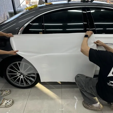 평택PPF/평택랩핑 벤츠 S400d 전체 컬러PPF 사틴화이트 시공 색상변경과 도장보호까지 확실하게! / 평택 도일동