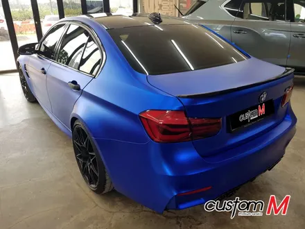(커스텀엠)(평택안성 크롬전체랩핑) BMW M3 슈퍼카 간지작살 무광블루 크롬 전체랩핑!!! / 평택 도일동