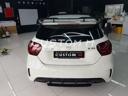 송탄랩핑 벤츠A45 AMG 라이트필름 시공으로 톤 다운 / 평택, 안성, 천안