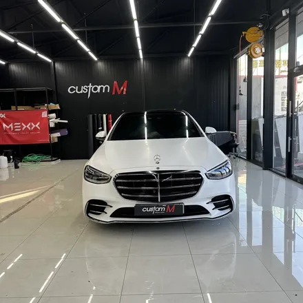 평택PPF/평택랩핑 벤츠 S400d 전체 컬러PPF 사틴화이트 시공 색상변경과 도장보호까지 확실하게! / 평택 도일동