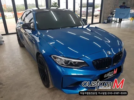 슈퍼카랩핑) 간지 끝판왕 BMW M2 리얼카본 부분랩핑 / 평택 도일동