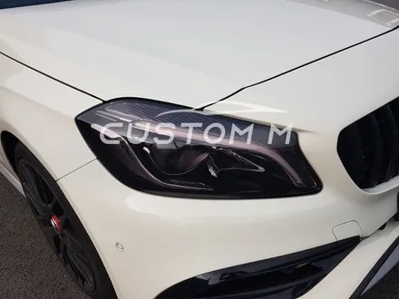 송탄랩핑 벤츠A45 AMG 라이트필름 시공으로 톤 다운 / 평택, 안성, 천안