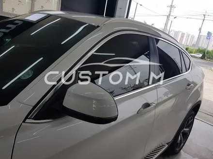 송탄랩핑 BMW X6 전체랩핑 3M사틴블랙(반무광)시공 / 평택, 안성, 천안