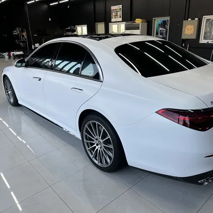 평택PPF/평택랩핑 벤츠 S400d 전체 컬러PPF 사틴화이트 시공 색상변경과 도장보호까지 확실하게! / 평택 도일동