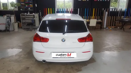 평택랩핑 당진랩핑 전문 커스텀엠 : BMW118D 루프스킨으로 이제 먼지걱정, 오염 걱정 덜어요~ / 평택 도일동