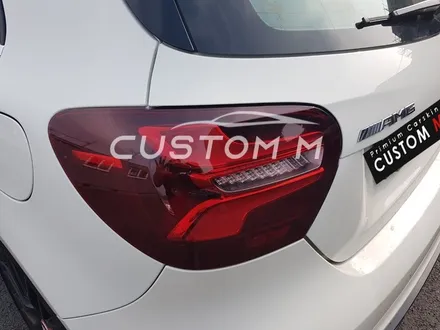 송탄랩핑 벤츠A45 AMG 라이트필름 시공으로 톤 다운 / 평택, 안성, 천안