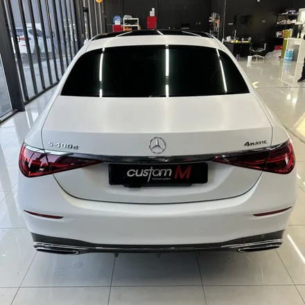 평택PPF/평택랩핑 벤츠 S400d 전체 컬러PPF 사틴화이트 시공 색상변경과 도장보호까지 확실하게! / 평택 도일동
