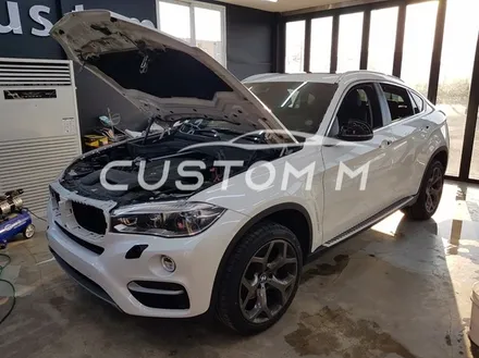 송탄랩핑 BMW X6 전체랩핑 3M사틴블랙(반무광)시공 / 평택, 안성, 천안