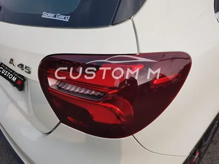 송탄랩핑 벤츠A45 AMG 라이트필름 시공으로 톤 다운 / 평택, 안성, 천안