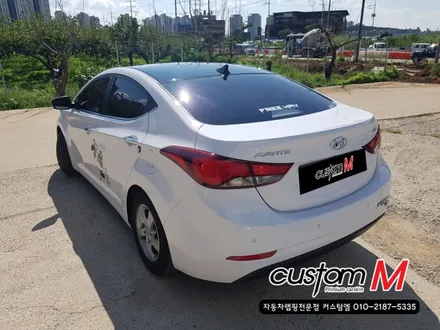 평택안성랩핑) 아반떼MD 루프스킨 깊은 색감의 퀄리티있는 시공으로 더욱 더 완벽해지다! / 평택 도일동