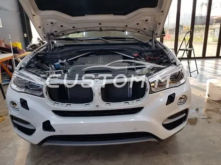 송탄랩핑 BMW X6 전체랩핑 3M사틴블랙(반무광)시공 / 평택, 안성, 천안