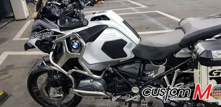 (커스텀엠)(송탄 오산랩핑) BMW R1200es 무지막지한 변신! 바이크랩핑도 역시 커스텀엠 / 평택 도일동