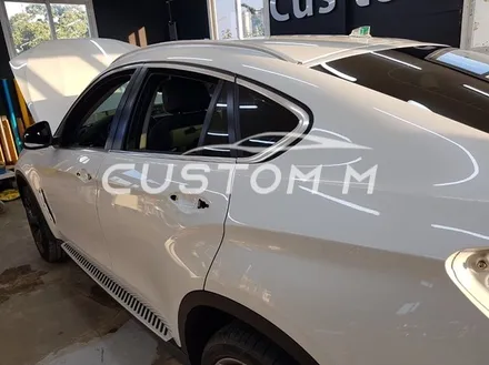 송탄랩핑 BMW X6 전체랩핑 3M사틴블랙(반무광)시공 / 평택, 안성, 천안