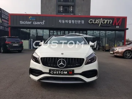 송탄랩핑 벤츠A45 AMG 라이트필름 시공으로 톤 다운 / 평택, 안성, 천안