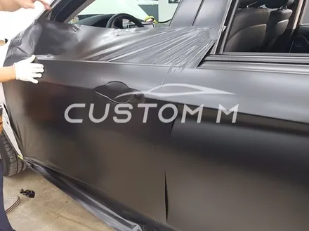 송탄랩핑 BMW X6 전체랩핑 3M사틴블랙(반무광)시공 / 평택, 안성, 천안