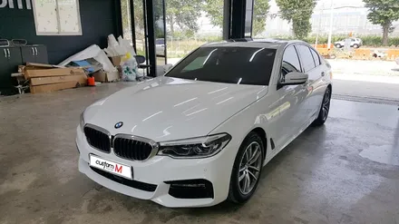 안성랩핑 전문점 커스텀엠 : BMW520D 루프스킨 및 라이트PPF 보호필름시공으로 프리미엄 차로 변신! / 평택 도일동